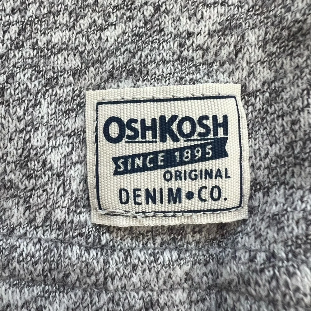 OshKosh B'gosh Blue and Gray Super Soft Long Sleeve Tee